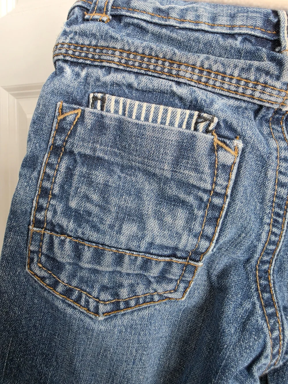 OshKosh B'gosh Kids Denim Jeans in Washed Blue genuine kids 2t adjustable waist